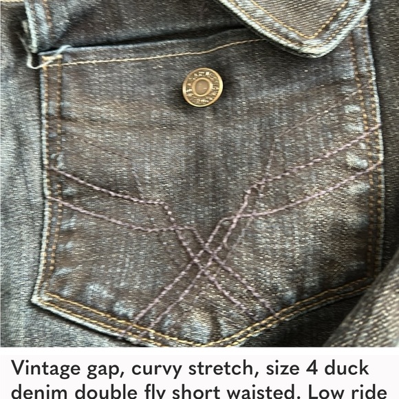 Vintage gap 90s jeans curvy stretch size 4 - Picture 4 of 4